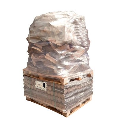 ecoLeña Mixta Clásica – Leña 30 cm + Madera Comprimida
