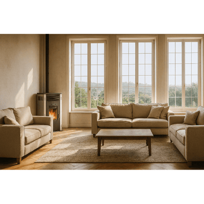 Estufa de pellets sin electricidad CERO rem – 11 kW