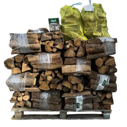 Palé de Leña de Roble Macizo – 340 kg