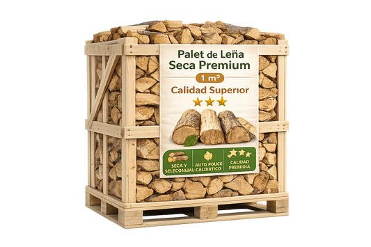 Palé de Leña Seca Premium – 1 m³