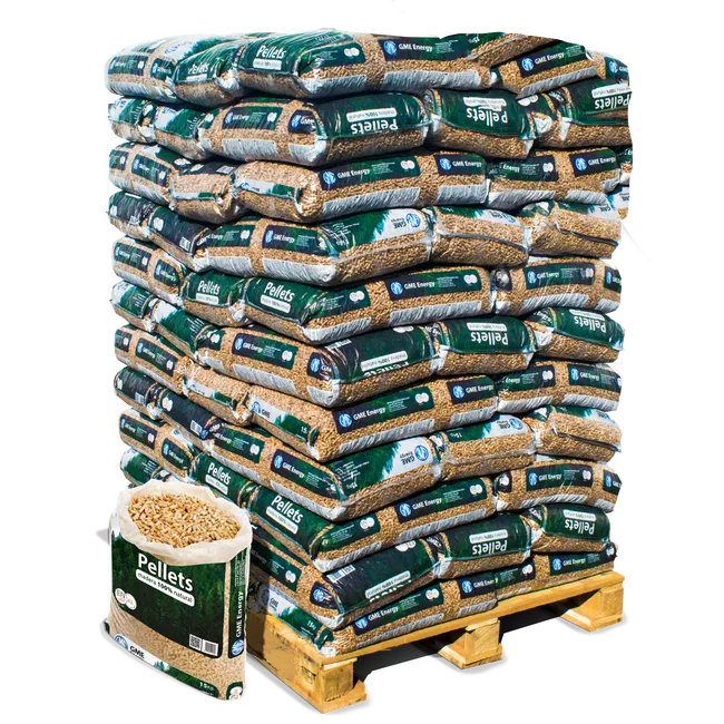 Pellets GME Energy – Palé 77 sacos (1.155 kg)
