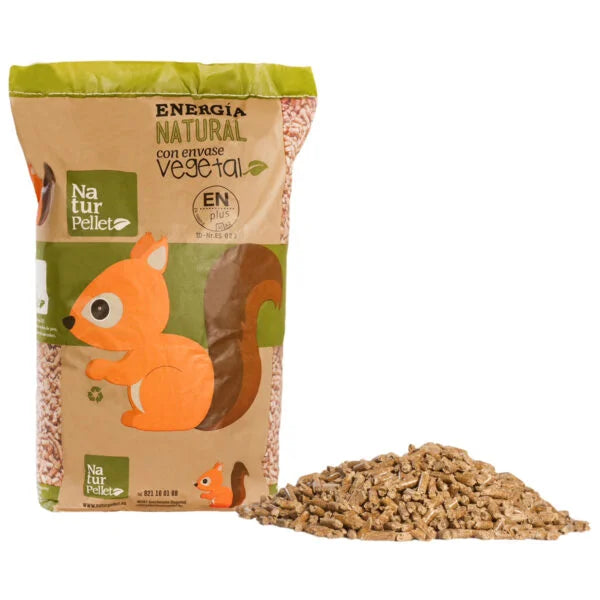 Naturpellet – Palé 70 sacos de 15 kg (1.050 kg)